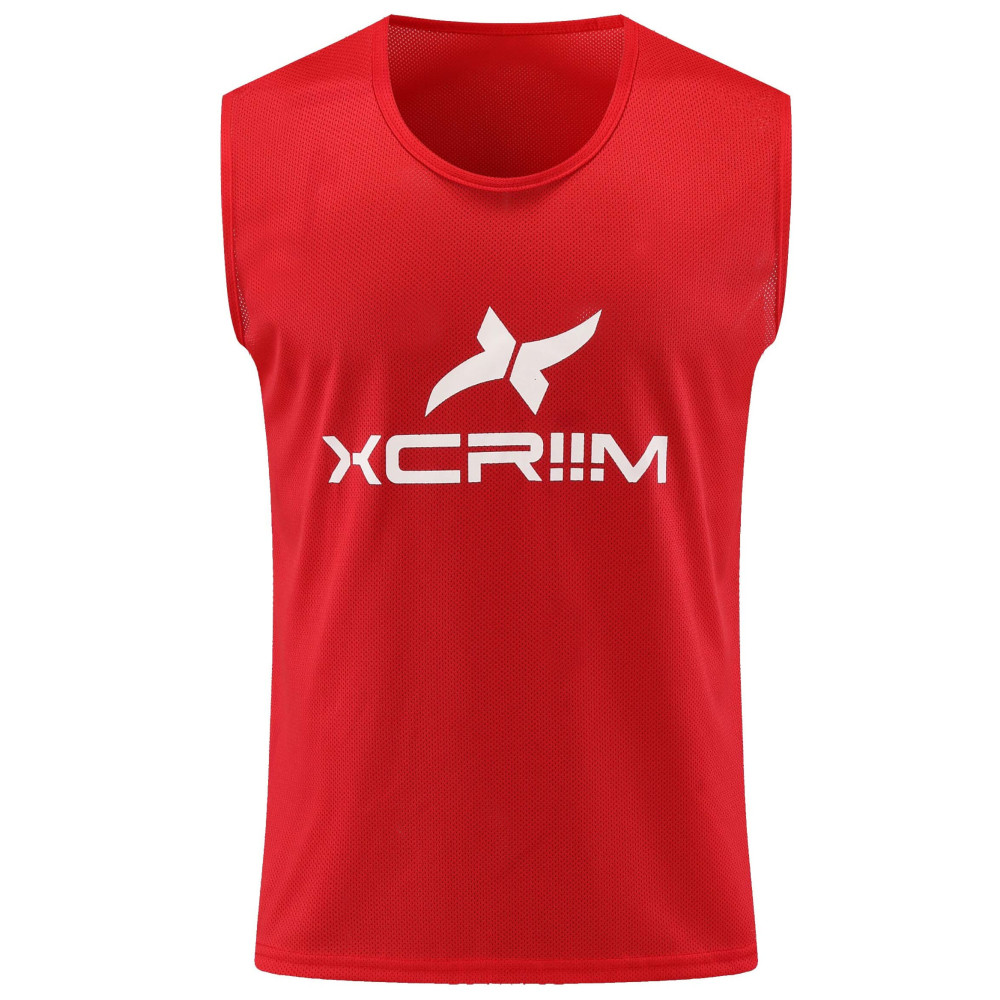 XCRIIM JUNIOR SENIOR FOOTBALL BIBS (XFB033/XFB035-RD)