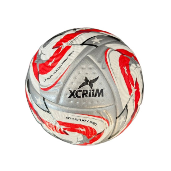 XCRIIM LAMINATED FOOTBALL SIZE:5 (XFB211-WH/RD)
