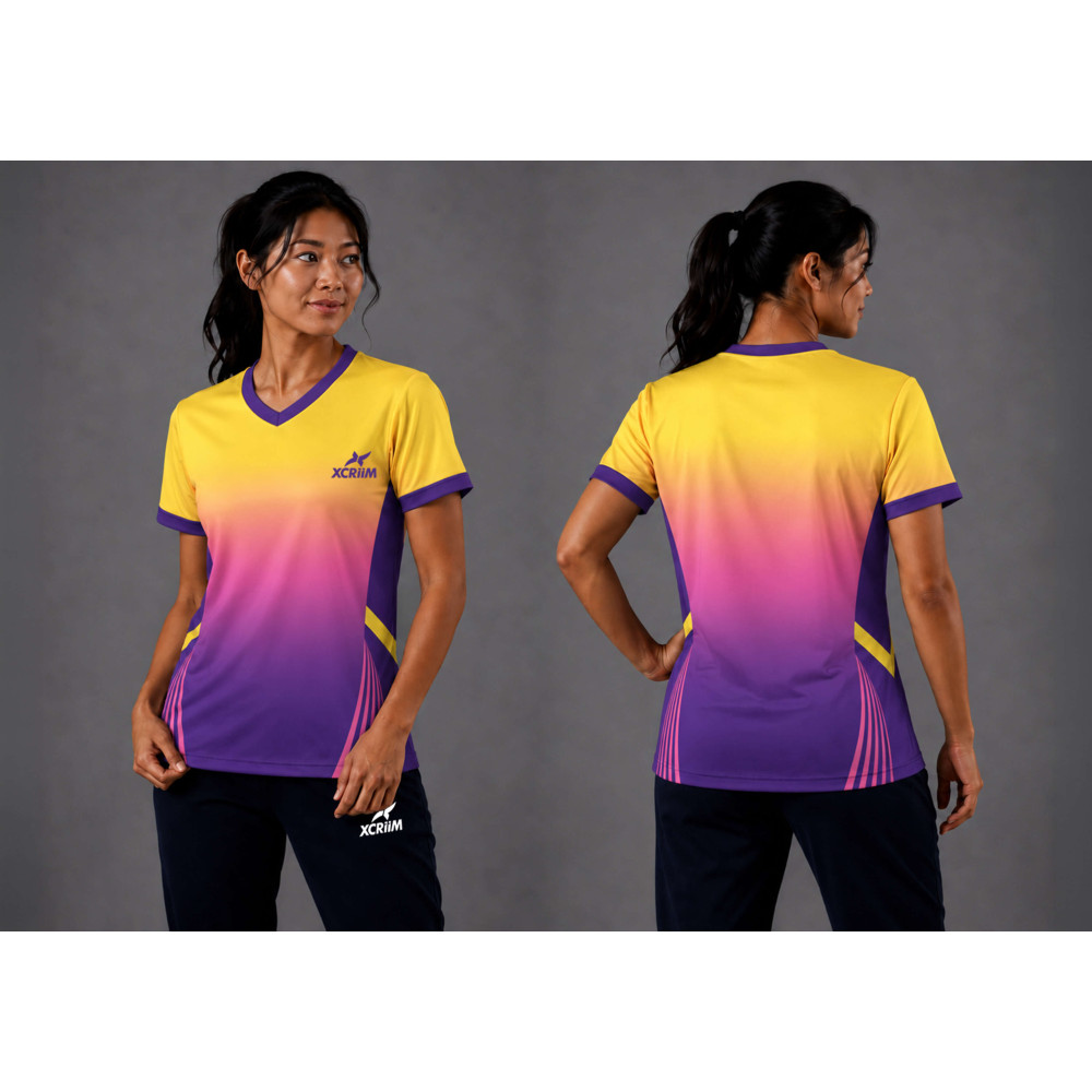 XCRIIM UNISEX SPORTS / CASUAL JERSEY (XRN259-YEL/PR)