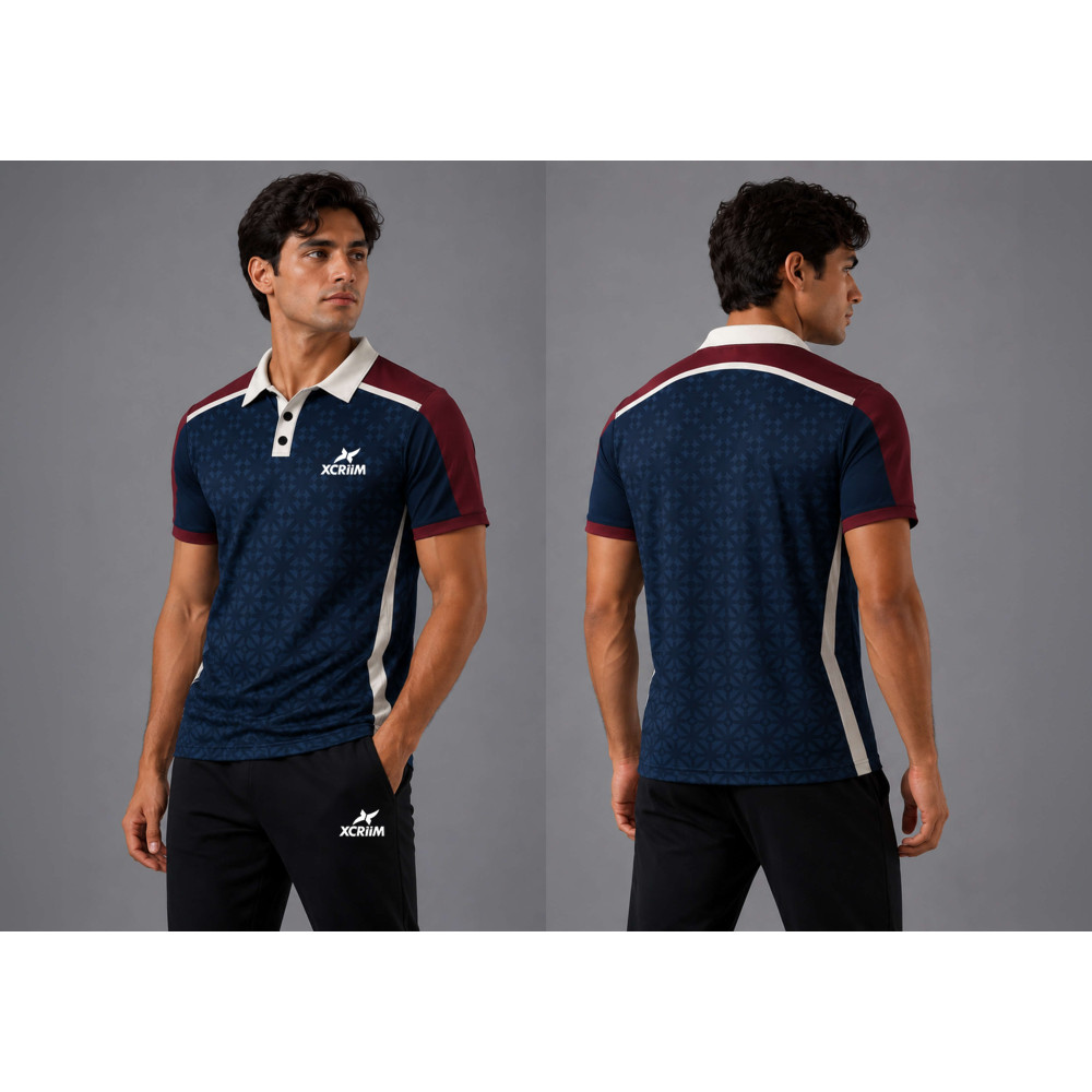 XCRIIM COLLAR SHIRT  JERSEY  DESIGN (XMP236-NY/MR)