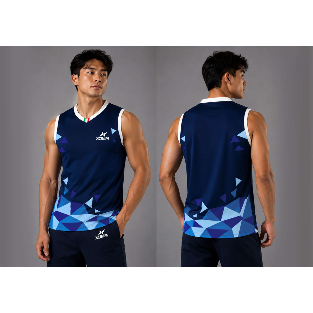 XCRIIM UNISEX SPORTS / SLEEVELESS JERSEY (XLS229-NY/SB)
