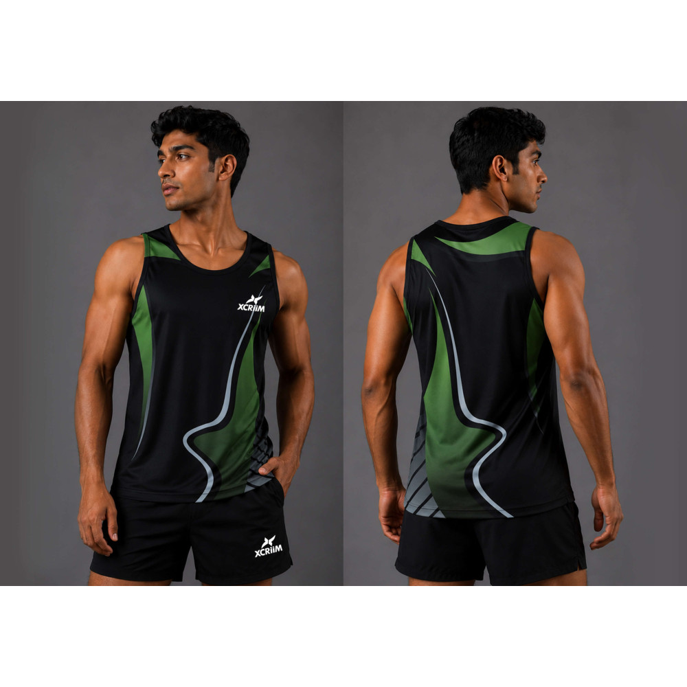 XCRIIM UNISEX SPORTS / RUNNING VEST (XRV222-BK/GN)