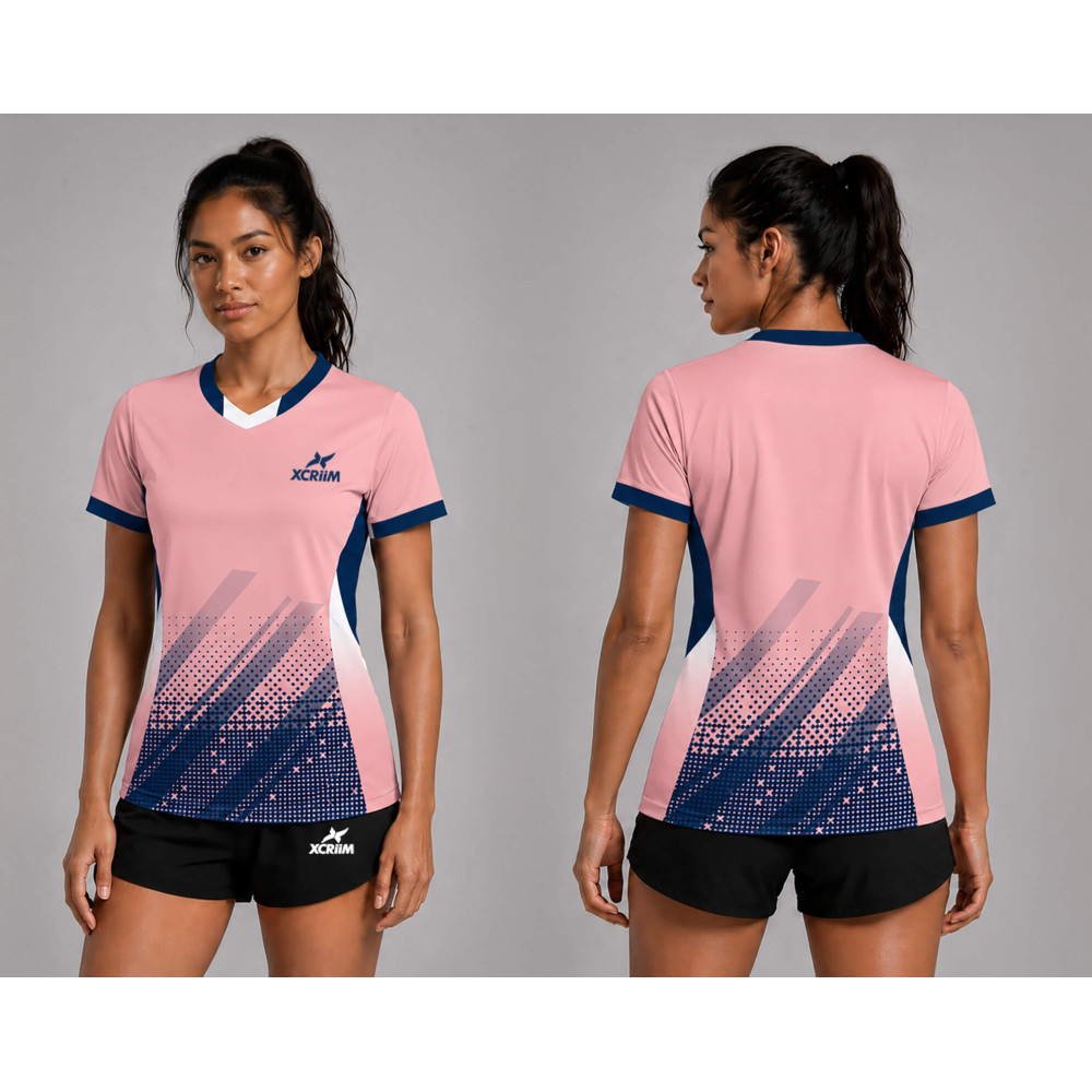 XCRIIM WOMEN SPORTS SHIRT / CASUAL JERSEY  WOMEN (XRW230-PK/BK)