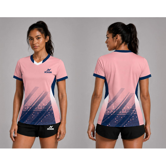 XCRIIM WOMEN SPORTS SHIRT / CASUAL JERSEY  WOMEN (XRW230-PK/BK)