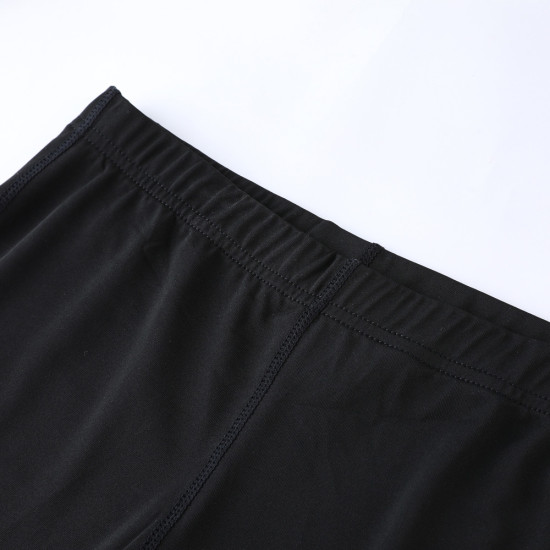 CONELI UNISEX FITTED SHORT TIGHT PANTS (CFP1651-BK)