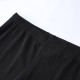 CONELI UNISEX FITTED SHORT TIGHT PANTS (CFP1651-BK)