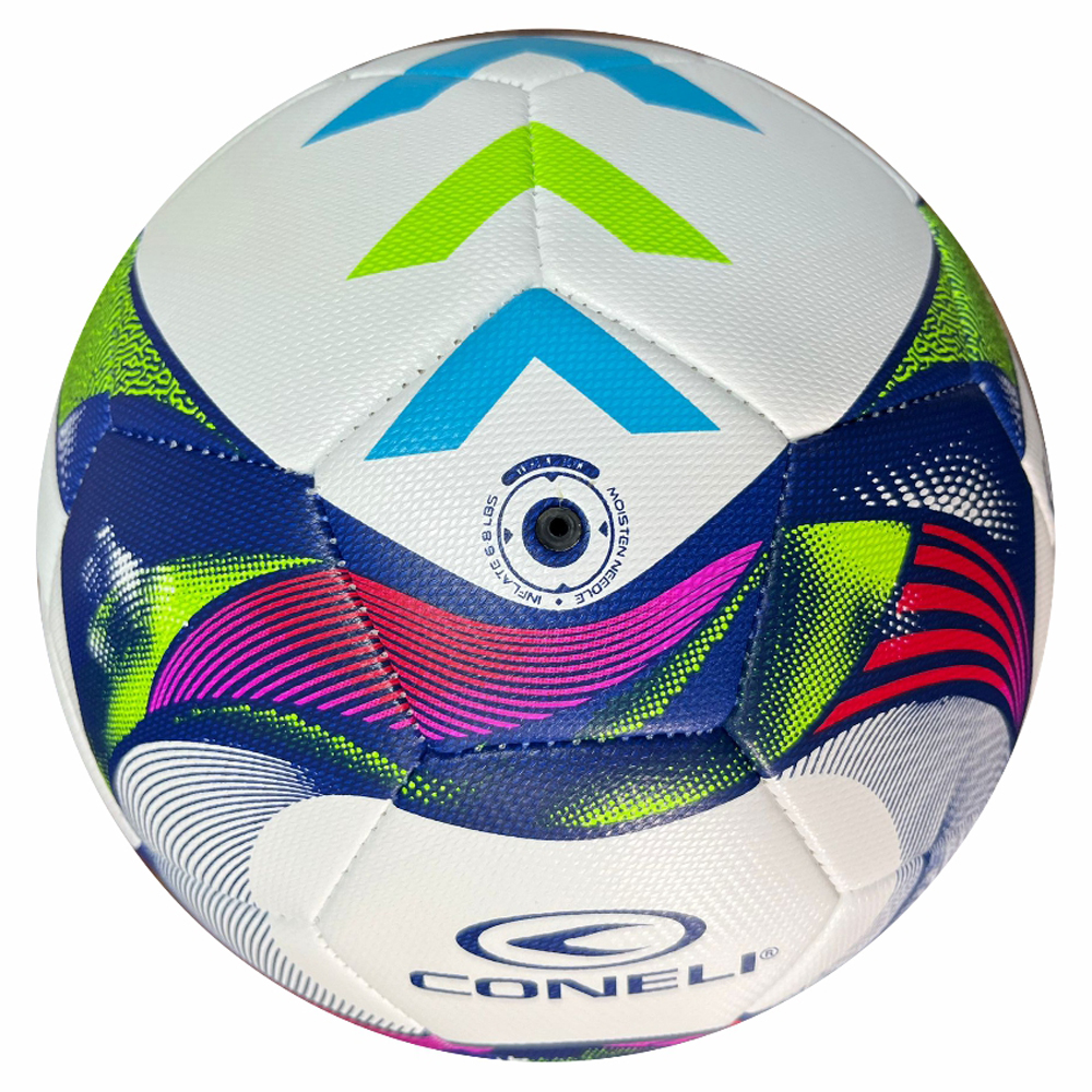 CONELI MACHINE STITCH SOCCER BALL SIZE: 5 (CFB2023-WH)