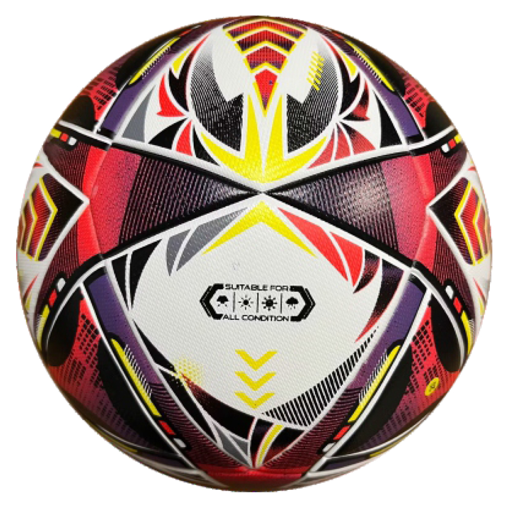CONELI LAMINATED SOCCER BALL SIZE:5  (CFB2031-WH/RD)
