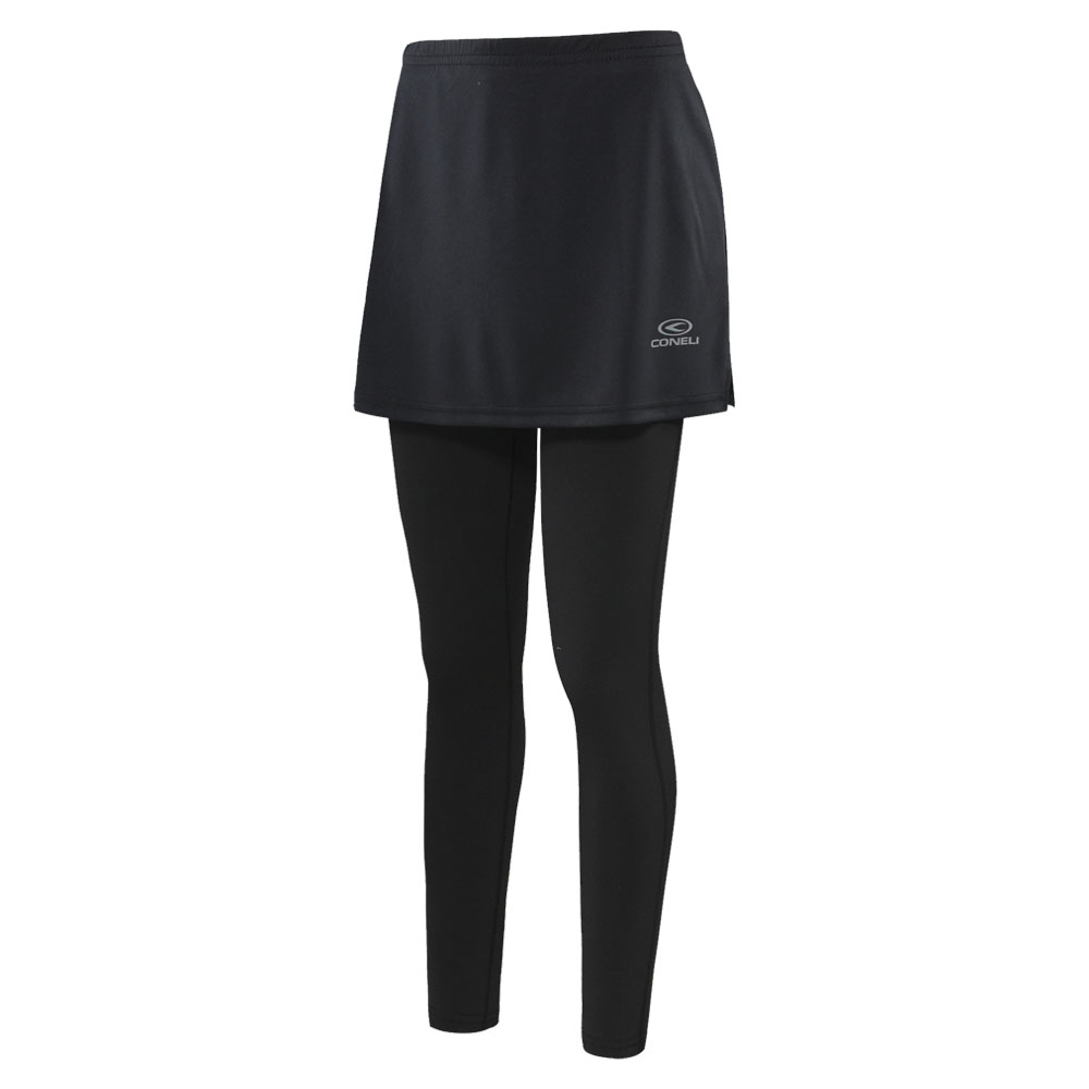 CONELI LADY SPORT SKIRT WITH FITTED LONG PANTS (CLP1659-BK)