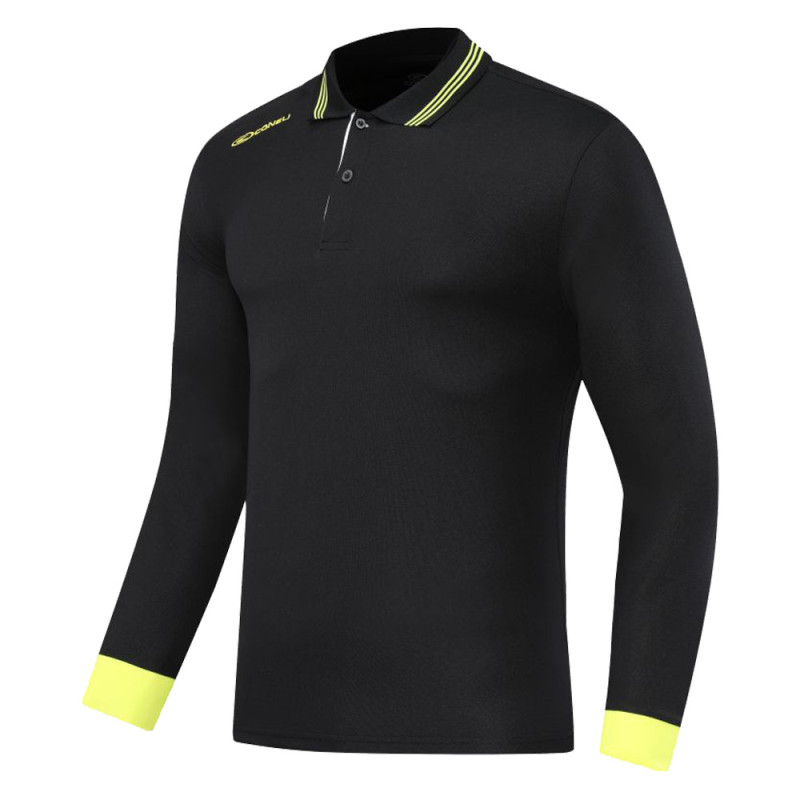 LONGSLEEVE POLO TEE (CMP1821L-BK)