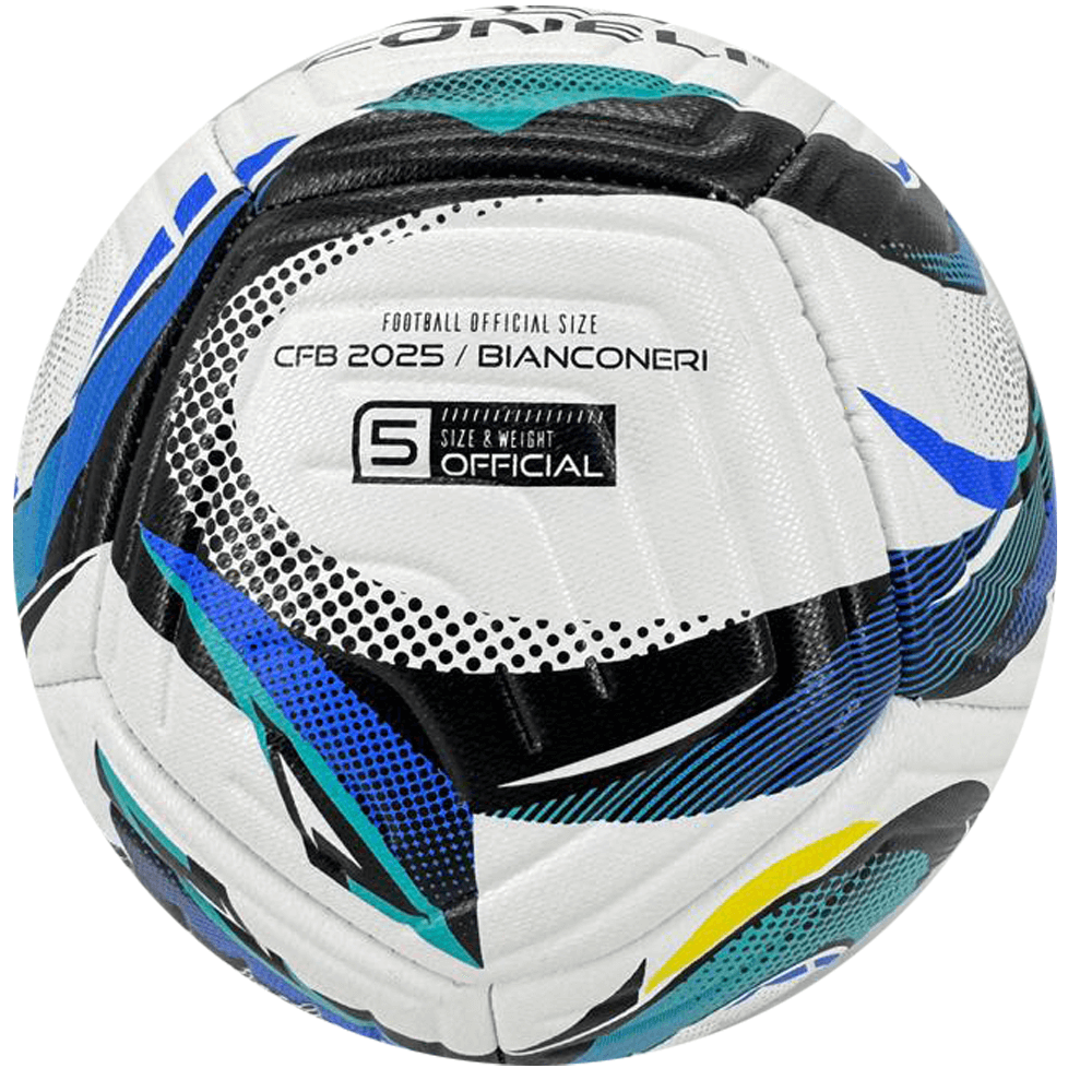 CONELI MACHINE STITCH SOCCER BALL SIZE:5 (CFB2025-WH/TQ)