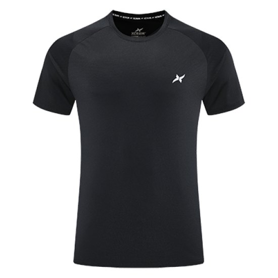 XCRIIM ROUND NECK TEE (XRN073-BK)