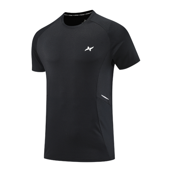 XCRIIM ROUND NECK TEE (XRN075-BK)