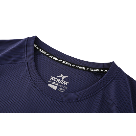 XCRIIM ROUND NECK TEE (XRN075-SB)