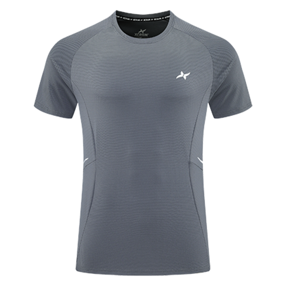 XCRIIM ROUND NECK TEE (XRN075-GY)