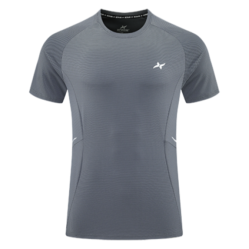 XCRIIM ROUND NECK TEE (XRN075-GY)