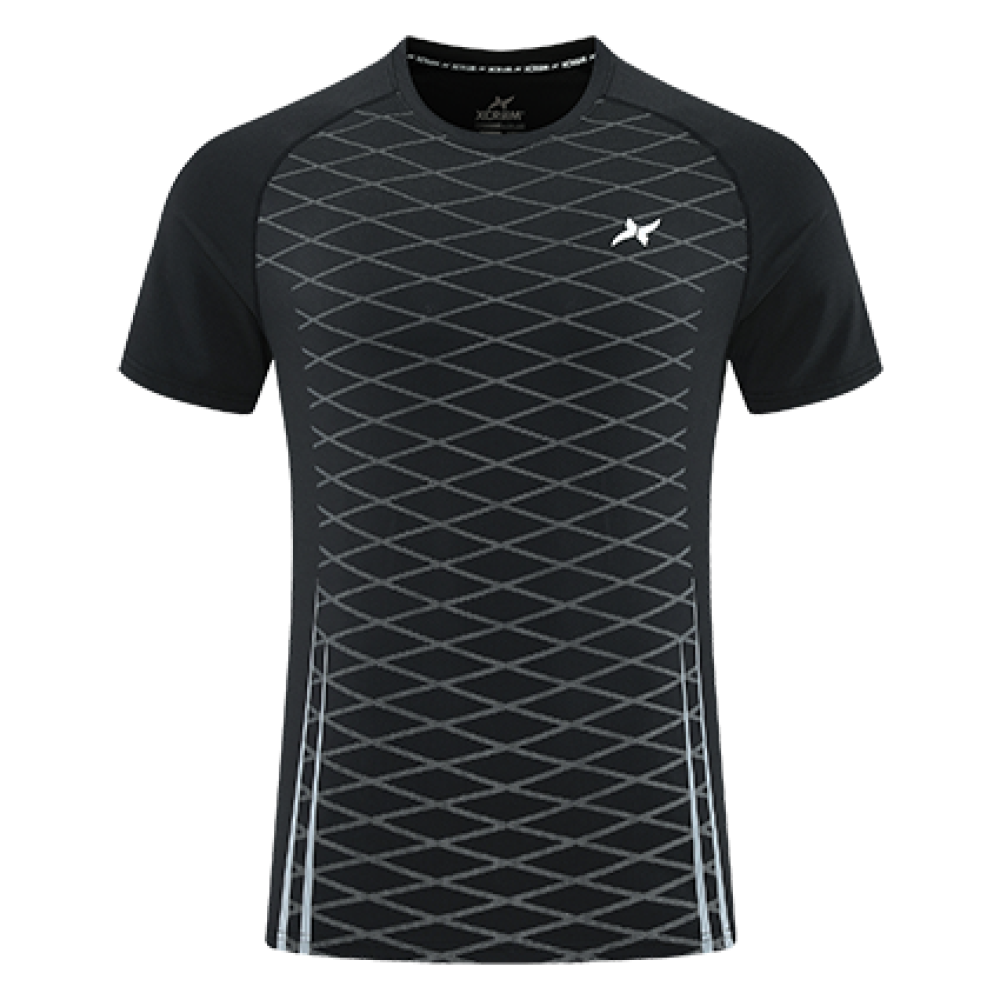 XCRIIM ROUND NECK TEE (XRN076-BK)