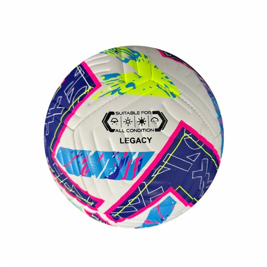 XCRIIM JUNIOR MACHINE STITCH FOOTBALL SIZE:4 (XFB092-WH/NY)