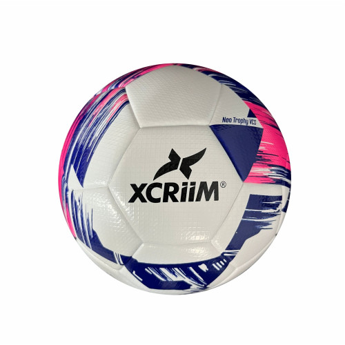 XCRIIM JUNIOR LAMINATED FOOTBALL SIZE:4 (XFB097-WH/NY/MT)