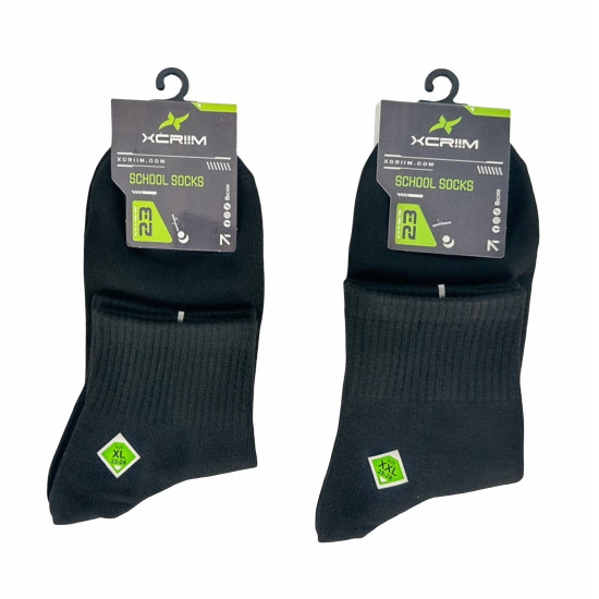 XCRIIM STUDENT MID-CUT SOCKS SIZE: XL-2XL (XSK050)