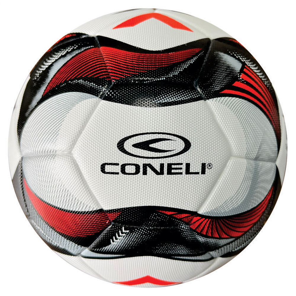 CONELI LAMINATED SOCCER BALL SIZE:4  (CFB2019-WH/RD)