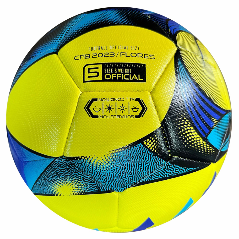 CONELI MACHINE STITCH SOCCER BALL SIZE: 5 (CFB2023-YL)