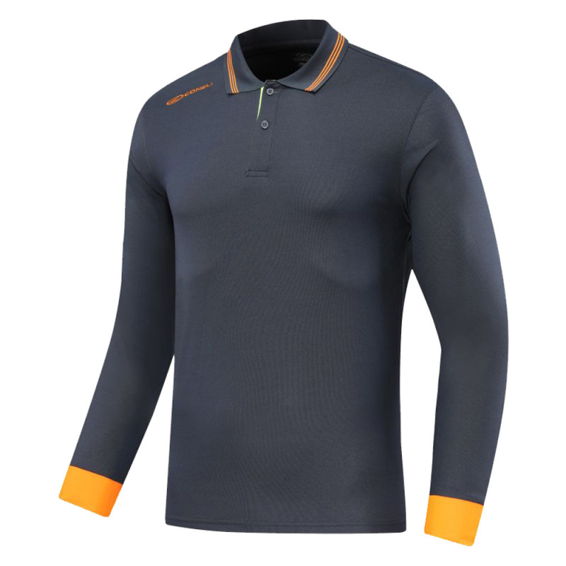 LONGSLEEVE POLO TEE (CMP1821L-GY)