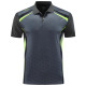 CONELI UNISEX POLO TEE (CMP2068-D.GY/BK)