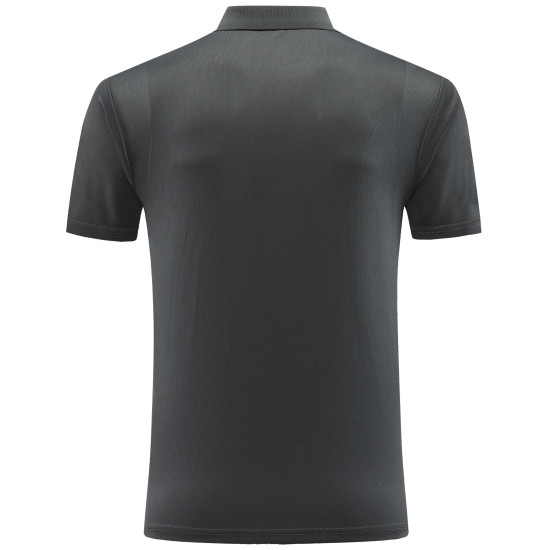 CONELI UNISEX POLO TEE (CMP2068-D.GY/BK)