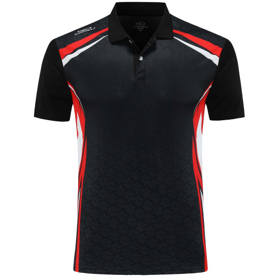 CONELI UNISEX POLO TEE (CMP2068-BK/RD)