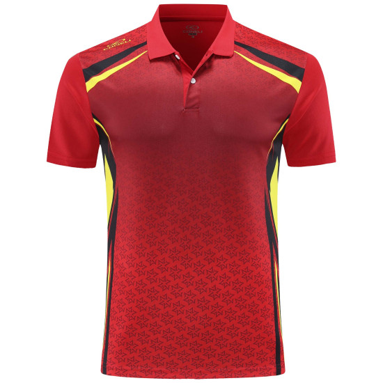 CONELI UNISEX POLO TEE (CMP2068-RD/BK)