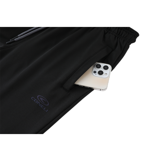 CONELI MEN'S SPORTS/CASUAL LONG PANTS (CTP1986-BK/OR)