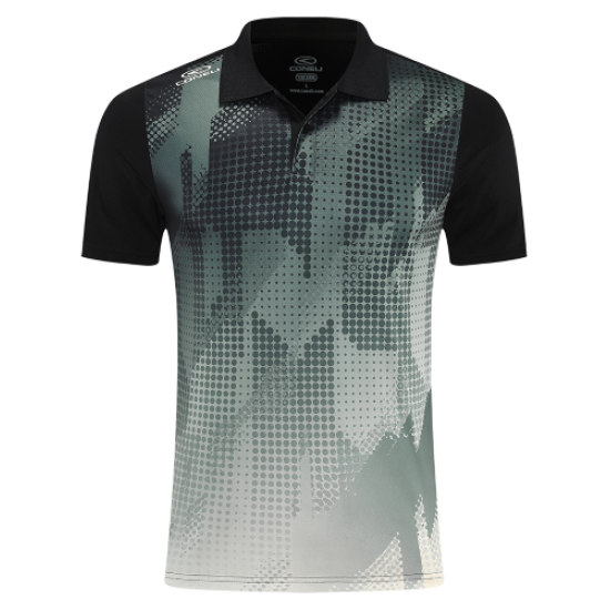 CONELI UNISEX POLO TEE (CMP2115-BK/BEI)