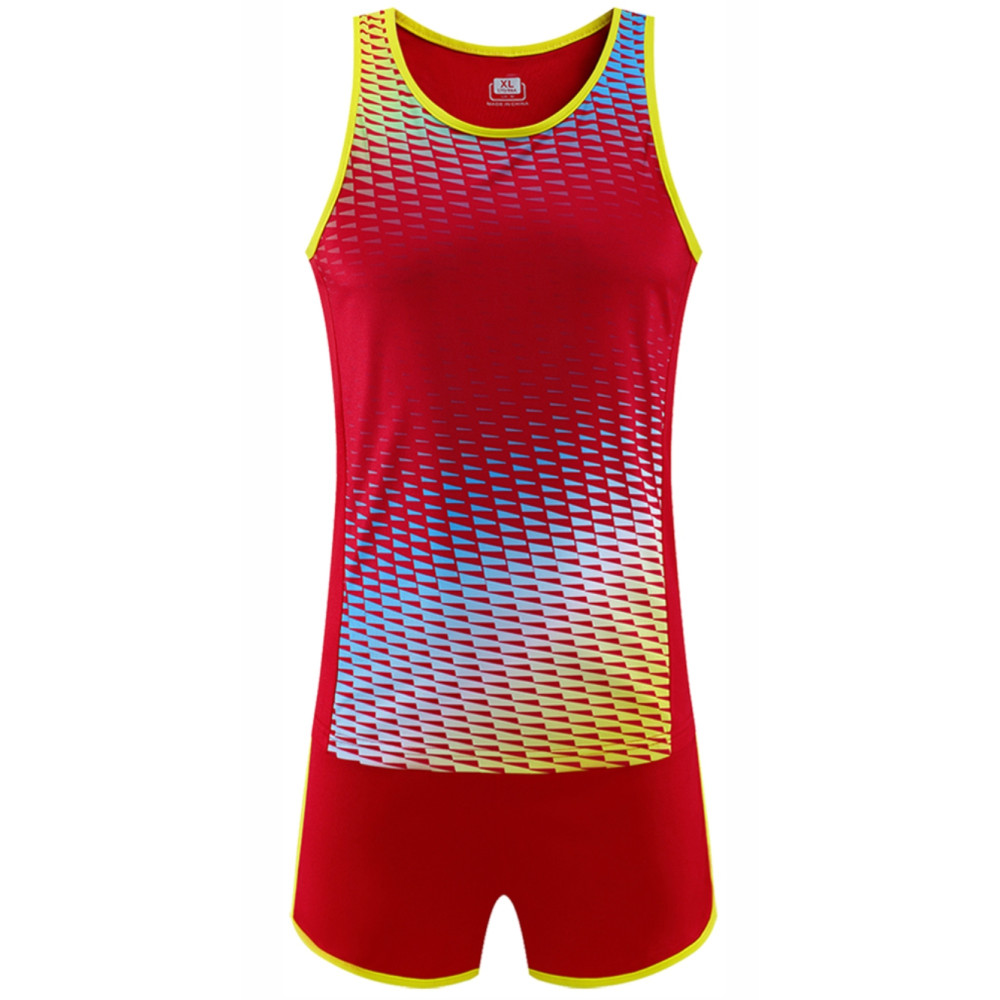 CONELI UNISEX RUNNING SLEEVELESS VEST SET (CRS2099-RD)
