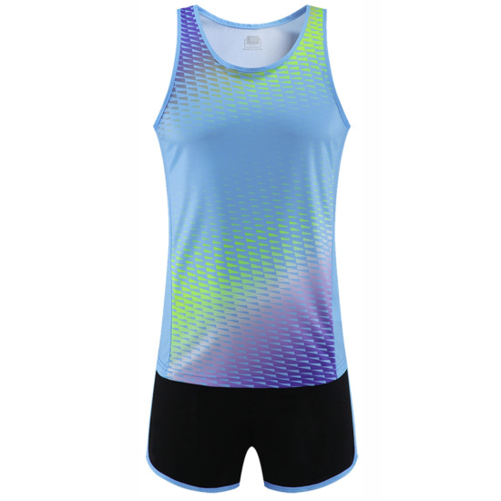 CONELI UNISEX RUNNING SLEEVELESS VEST SET (CRS2099-S.BL)