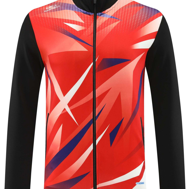 UNISEX TRACKSUITS SET (CTS2093-BK/RD)