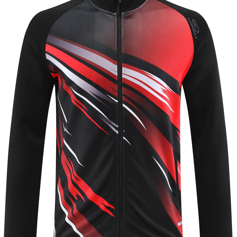 UNISEX TRACKSUITS SET (CTS2079-BK/RD)