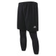 CONELI UNISEX 2IN1 SHORT PANTS WITH 3/4 FITTED PANTS (CSF2098-BK)