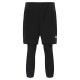 CONELI UNISEX 2IN1 SHORT PANTS WITH 3/4 FITTED PANTS (CSF2098-BK)