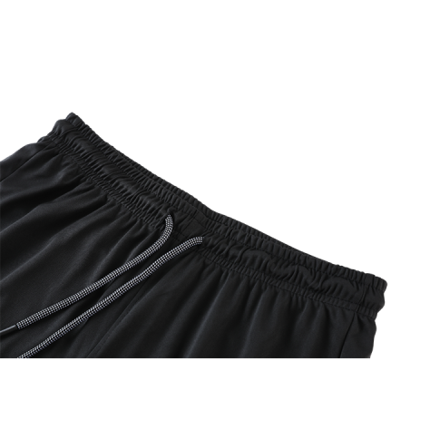2IN1 SHORT PANTS WITH 3/4 FITTED PANTS (CSF1993-BK)