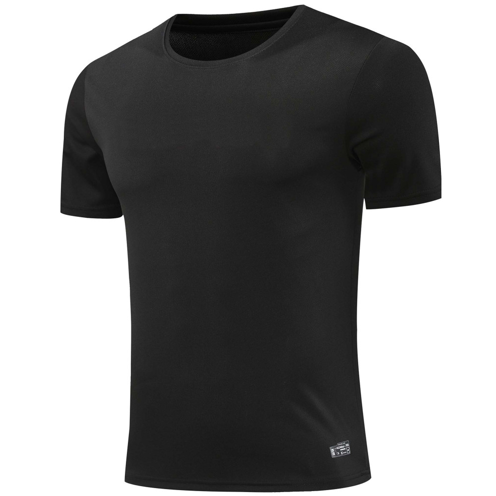 XCRIIM PLAIN ROUND NECK T-SHIRTS (XRB001-BK)