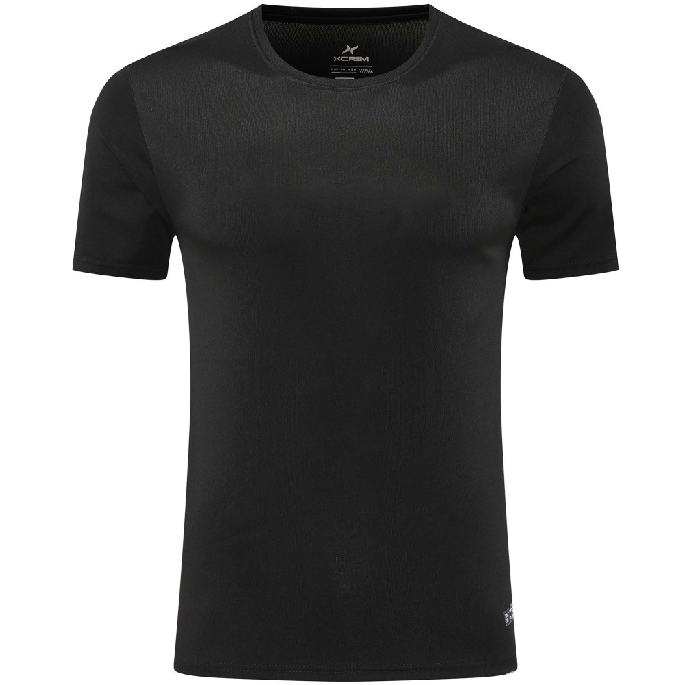 XCRIIM PLAIN ROUND NECK T-SHIRTS (XRB001-BK)
