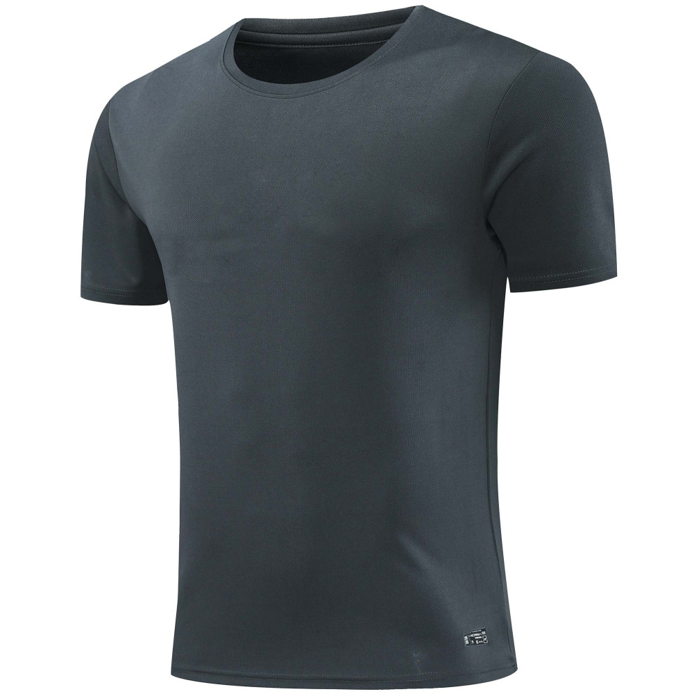 XCRIIM PLAIN ROUND NECK T-SHIRTS (XRB001-GY)