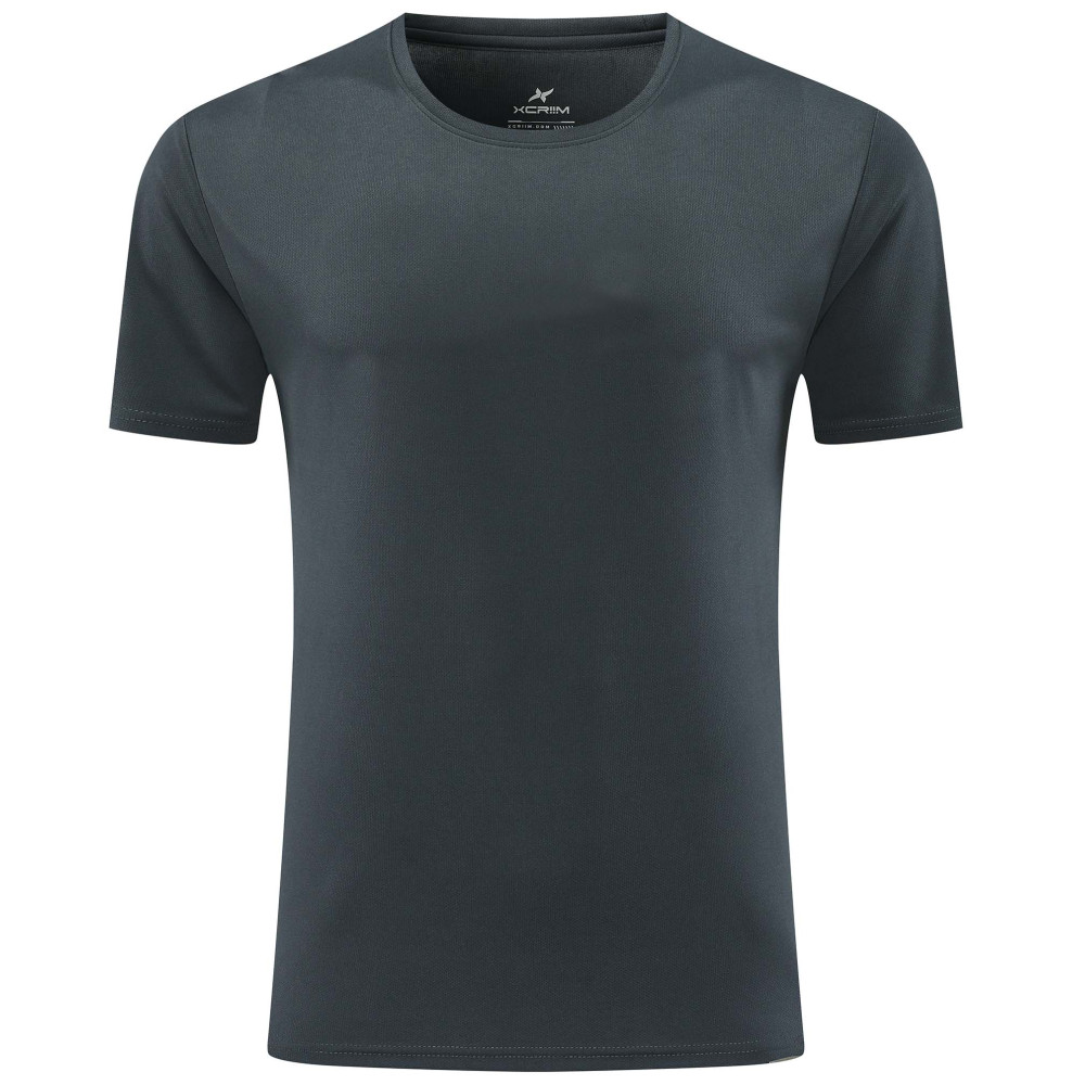 XCRIIM PLAIN ROUND NECK T-SHIRTS (XRB001-GY)